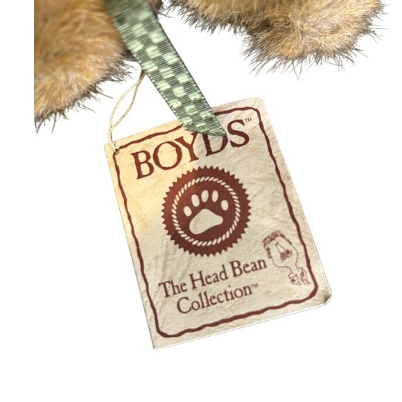 Retired "Jolly," Boyds Bears 918164SM Bear in Mitten Holiday 11" Plush with tag - Picture 4 of 4